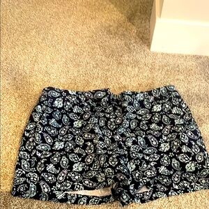 Loft Stylish Black and White Women's Shorts